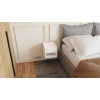 Stolik nocny NUVIA DUO 35'' biały, wiszący