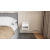 Stolik nocny NUVIA DUO 35'' biały, wiszący