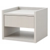 Stolik nocny NUVIA DUO 35'' kaszmir, ryfle, wiszący