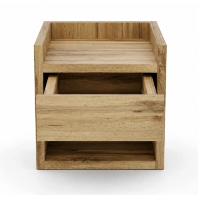Stolik nocny NUVIA DUO 35'' dąb wotan , wiszący
