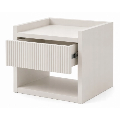 Stolik nocny NUVIA DUO 35'' kaszmir, ryfle, wiszący