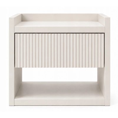 Stolik nocny NUVIA DUO 35'' kaszmir, ryfle, wiszący