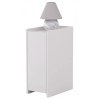 Stolik nocny "NARROW" biały mat, wąski 25cm