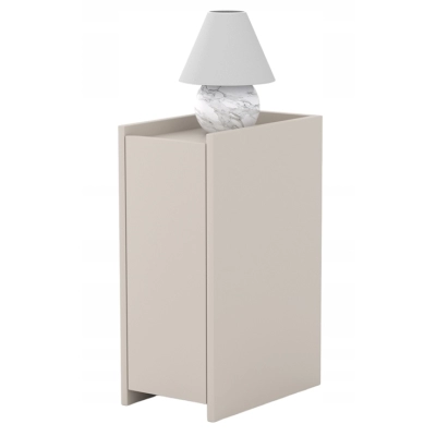 Stolik nocny "NARROW" kaszmir, wąski 25cm