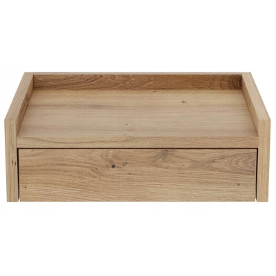 Stolik nocny "NUVIA 45" dąb artisan, wiszący